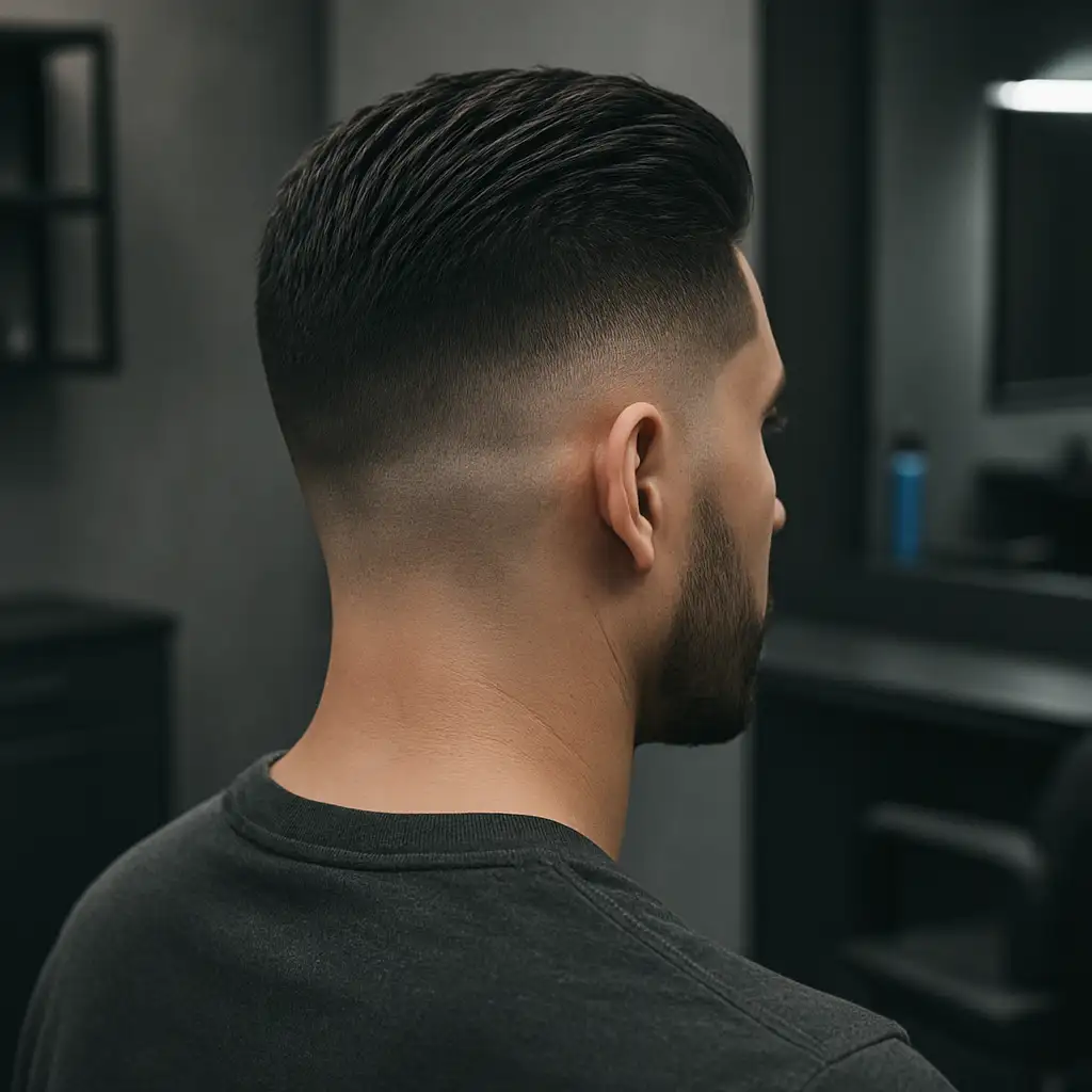 Finished skin fade from behind